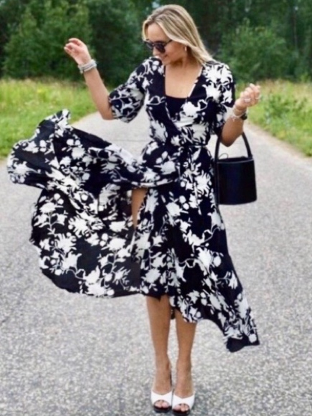 Johanna Ortiz H&M Collaboration Orchid Floral Wrap Dress - Size XL